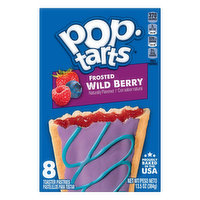 Pop-Tarts Toaster Pastries, Wild Berry, Frosted, 8 Pack