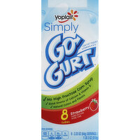 Yoplait Yogurt, Low Fat, Tubes, Strawberry - 8 Each 