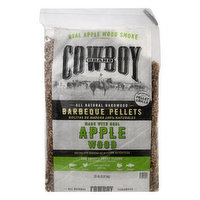 Cowboy Barbeque Pellets, Apple Wood - 20 Pound