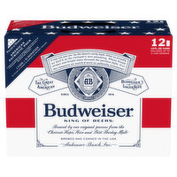 Budweiser Beer, Lager, American Patriotic Pack - 12 Each 
