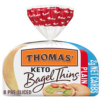 Thomas' Bagels, Plain, Keto, Pre-Sliced