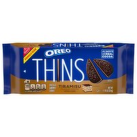 OREO OREO Thins Tiramisu Creme Chocolate Sandwich Cookies, Family Size, 11.78 oz