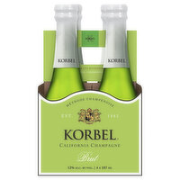 Korbel Champagne, California Champagne - 4 Each 