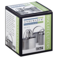 Endurance Biscuit Cutter, Stainless Steel, Set of 4 - 1 Each