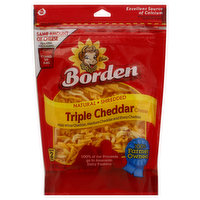 Borden Cheese, Shredded, Triple Cheddar