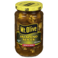 Mt Olive Peppers, Jalapeno Slices - 12 Fluid ounce 