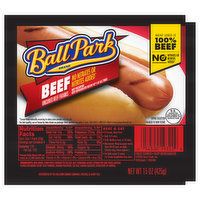 Ball Park Franks, Beef, Uncured - 15 Ounce 