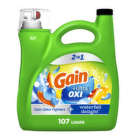 Gain Ultra Oxi Liquid Laundry Detergent, 107 Loads