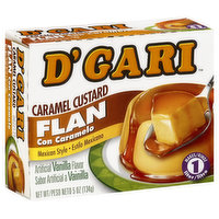 D' Gari Flan, Caramel Custard - 5 Ounce 