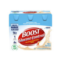 Boost Very Vanilla, Glucose Control Balanced Nutritional Drink - 6 Each 