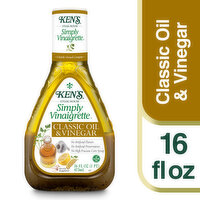 Ken's Steak House Dressing, Classic Oil & Vinegar - 16 Fluid ounce 