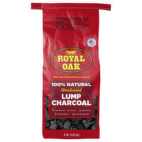 Royal Oak Lump Charcoal, 100% Natural, Hardwood - 8 Pound 