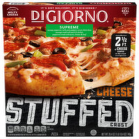 DiGiorno Pizza, Stuffed Crust, Cheese, Supreme