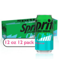 Sprite ® Chill Zero Sugar Cherry Lime Natural Flavor Soda Soft Drink Cans