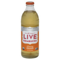 Live Kombucha Soda, Raw & Organic, Dreamy Orange - 12 Ounce 