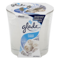 Glade Candle, Clean Linen - 1 Each 