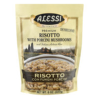 Alessi Risotto, with Porcini Mushrooms, Premium - 8 Ounce 