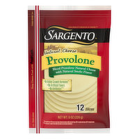 Sargento Cheese, Provolone, Sliced - 12 Each