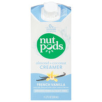 Nutpods Creamer, Almond + Coconut, French Vanilla - 11.2 Fluid ounce 