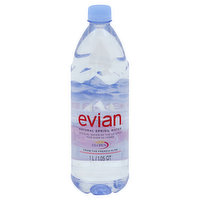 evian Water, Natural Spring - 1.05 Quart 