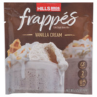 Hills Bros. Frappes, Vanilla Cream - 2.25 Ounce 