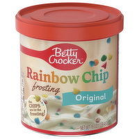 Betty Crocker Frosting, Original, Rainbow Chip - 16 Ounce 