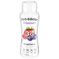 Too Good & Co. Smoothies, Mixed Berry - 7 Fluid ounce 