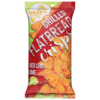 Ava's Flatbread Crisps, Grilled, Red Chili Lime - 6.5 Ounce