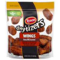Tyson Wings, Honey BBQ Seasoned - 22 Ounce 