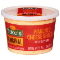 Price's Cheese Spread, Pimiento, Original - 20 Ounce 