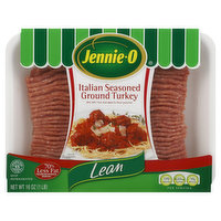 Jennie-O Turkey, Ground, Lean, Italian Seasoned - 16 Ounce 