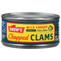 Snow's Chopped Clams - 6.5 Ounce 