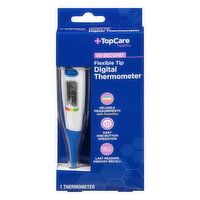 TopCare Thermometer, Digital, Flexible Tip, 10-Second - 1 Each