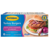 Butterball Everyday Sweet Onion Seasoned Turkey Burgers - 32 Ounce