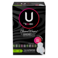 U by Kotex Pads, with Wings, Ultra Thin, Heavy - 28 Each 