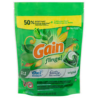 Gain Detergent, Original, 3 in 1, Febreze Odor Remover, Oxi Boost - 23 Ounce 