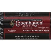 Copenhagen Smokeless Tobacco, Long Cut, Original