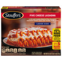 Stouffer's Lasagna, Five Cheese, Large Size - 18.25 Ounce 