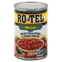 Ro*Tel Diced Tomatoes & Green Chilies, Mild - 10 Ounce 