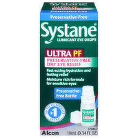 Systane Lubricant Eye Drops, Ultra PF - 0.34 Fluid ounce 