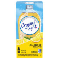 Crystal Light Drink Mix, Lemonade, On-the-Go Packets - 10 Each 