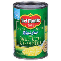 Del Monte Sweet Corn, Cream Style, Golden - 14.75 Ounce 