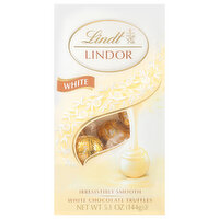 Lindt Lindor Chocolate Truffles, White - 5.1 Ounce 