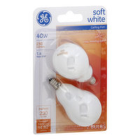 GE Light Bulbs, Ceiling Fan, Soft White, 40 Watts