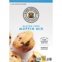 King Arthur Baking Company Muffin Mix, Gluten Free - 16 Ounce 