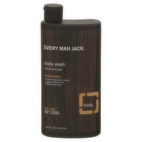 Every Man Jack Body Wash and Shower Gel, Sandalwood - 16.9 Fluid ounce