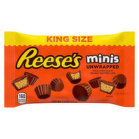 Reese's Peanut Butter Cups, Minis, Unwrapped, King Size - 2.5 Ounce 