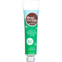 Over the Top Buttercream Decorating Icing, Glam Green - 4 Ounce 