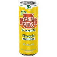 Cantaritos Hard Soda, Pineapple - 25 Fluid ounce 