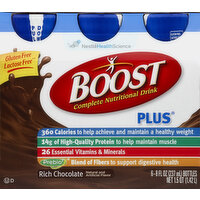 Boost Nutritional Drink, Complete, Rich Chocolate - 6 Each 